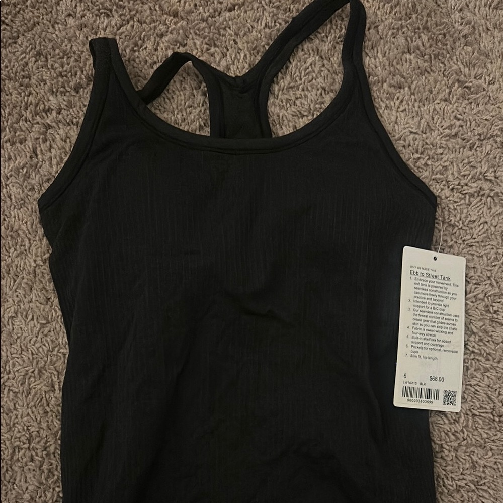 Lululemon - Women's Black Tank Top